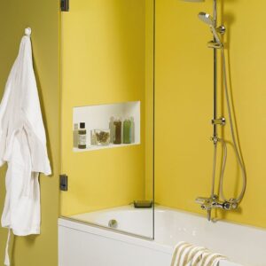 Glazen badscherm. Type Versailles