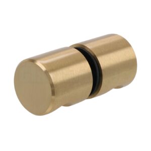 Douchedeur knop rond Ø32 mat messing (SB)