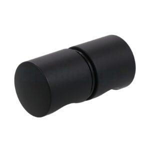 Douchedeur knop rond Ø32 mat zwart (MBL)