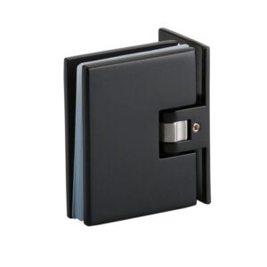 Synera douchescharnier wand-glas gun metal