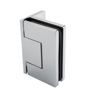 Estlegno wand-glas scharnier glans chroom (CH)