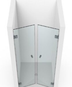 Dubbele nisdeur douche op maat type Avignon