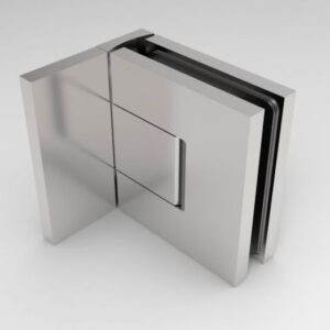 Bellagio douchedeur wand-glas glans chroom (CH)