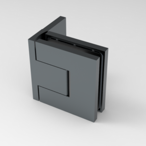 Bellagio douchedeur wand-glas Gun Metal (GM)