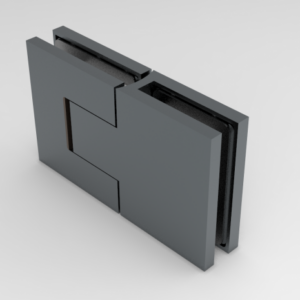 Bellagio douchedeur glas-glas gun metal (GM)