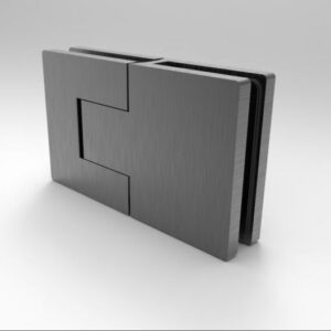 Bellagio douchedeur glas-glas Brushed gun metal (BGM)