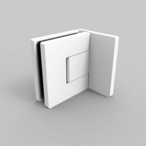 Bellagio douchedeur wand-glas mat wit (WH)