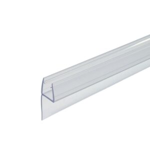 Afdichtprofiel met aanslag in lijn voor 6 mm glas