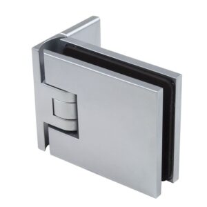 Douchescharnier Flamea wand-glas mat chroom