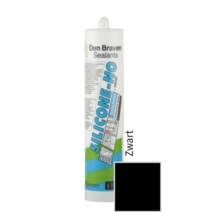 Zwaluw Silicone NO - koker 310 ml - zwart