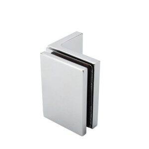 Glasklem 8187 wand-glas mat chroom