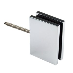 Glasklem 8178 wand-glas mat chroom