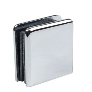 Glasklem 3265 wand-glas mat chroom