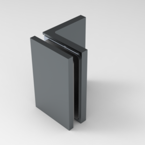 Bellagio wandklem wand-glas gun metal (GM)