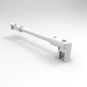 Stabilisatiestang rond L=120cm (inkortbaar) - mat wit (WH)